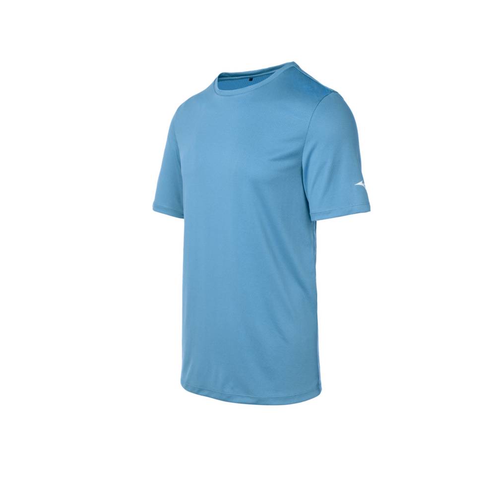 Mens Mizuno T-Shirts Light Blue Philippines (EOHFGC638)